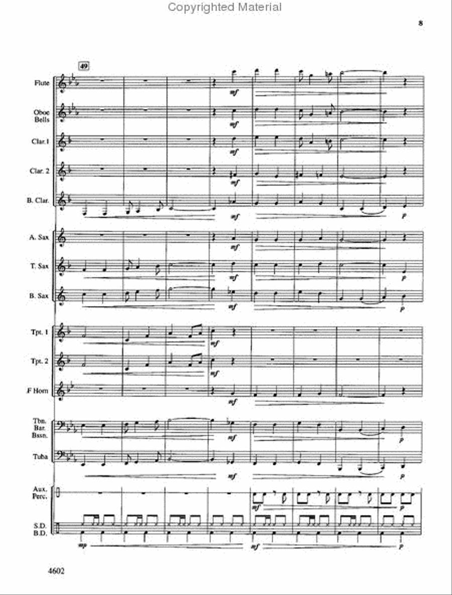 Band Avenue Concert Band scores gallery preview page 8
