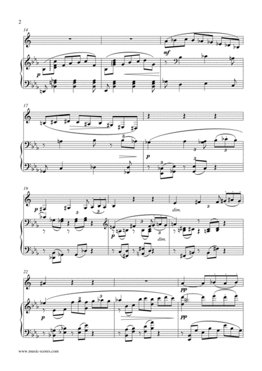 Nocturne: Op.33, No.3 - French Horn and Piano image number null