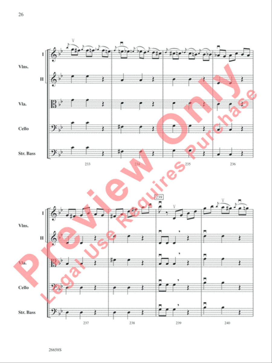 Halloween Spooktacular String Orchestra scores gallery preview page 27