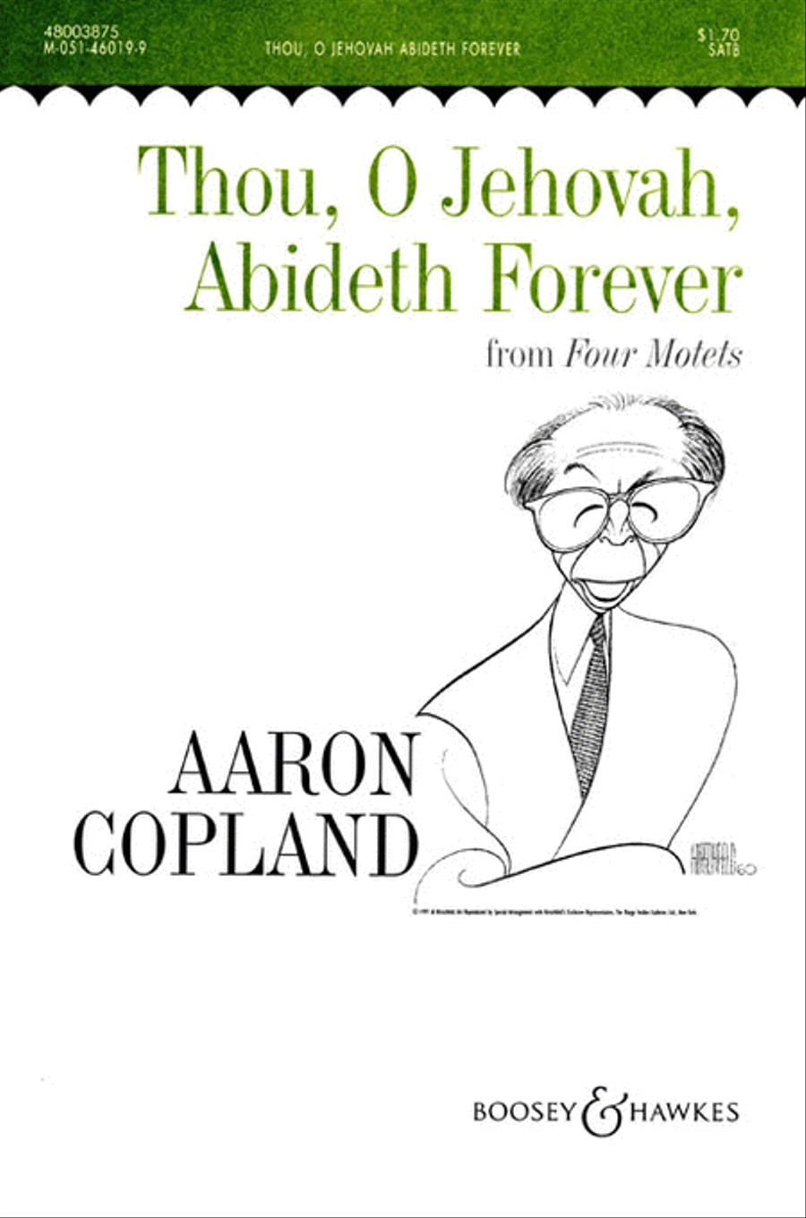 Thou, O Jehovah, Abideth Forever 4-Part scores gallery preview page 1