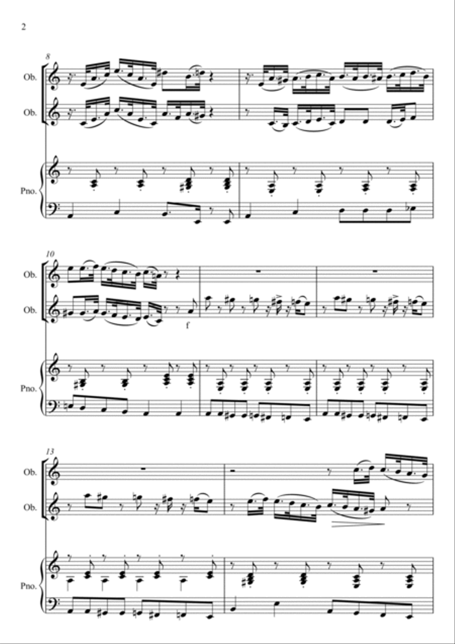 Jazz in Paris Woodwind Duet scores gallery preview page 2