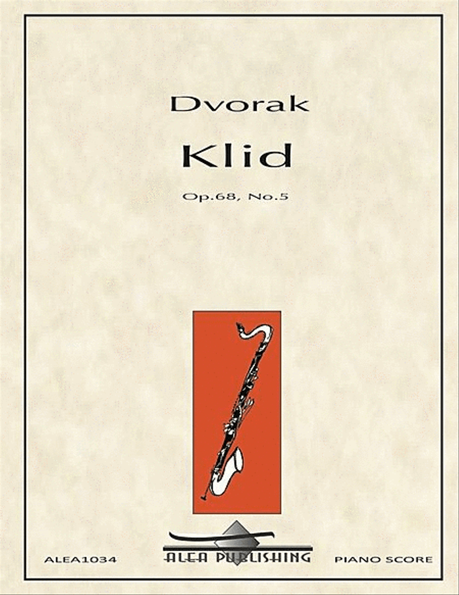 Klid Bass Clarinet scores gallery preview page 1