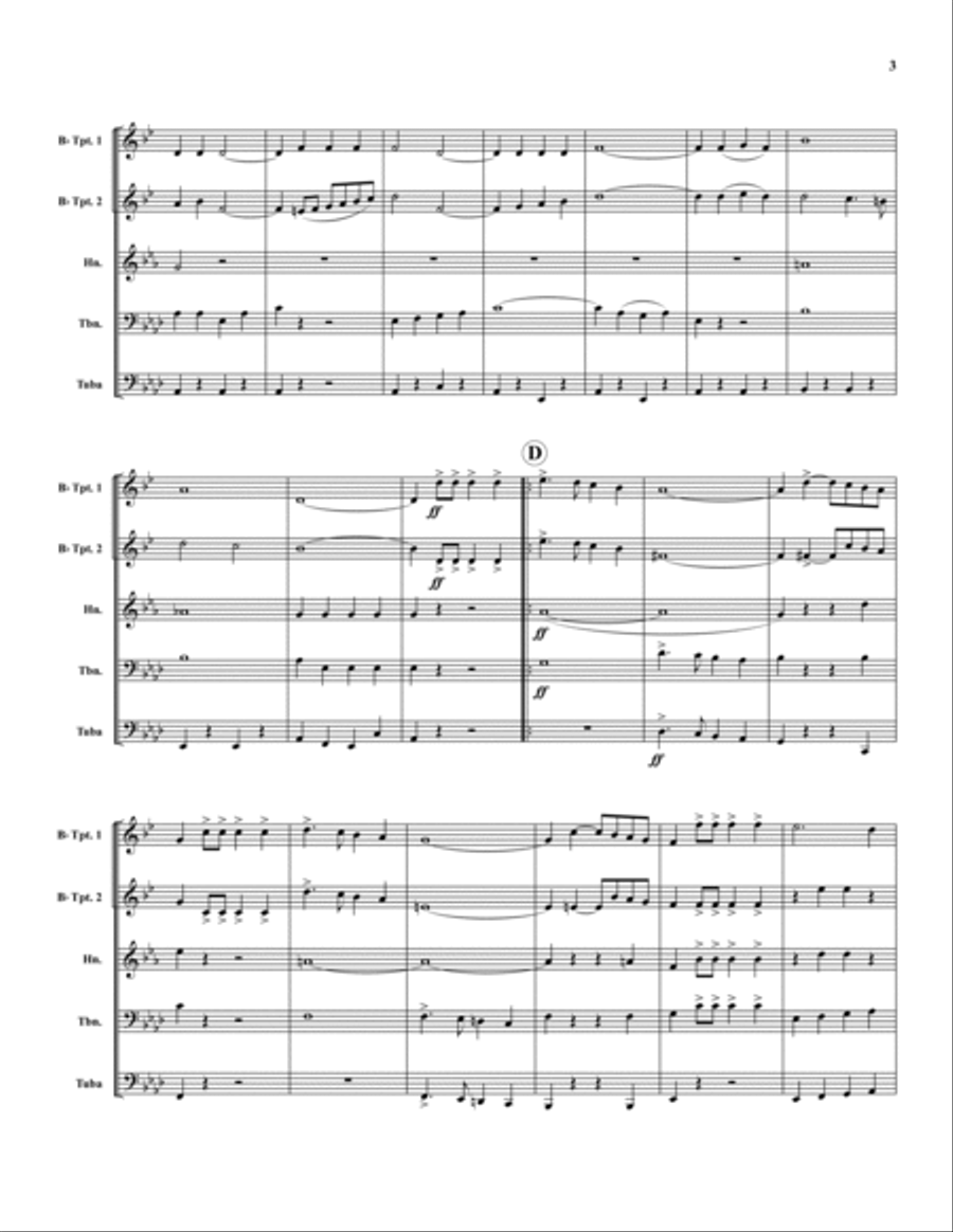 The Billboard March Brass Quintet scores gallery preview page 3