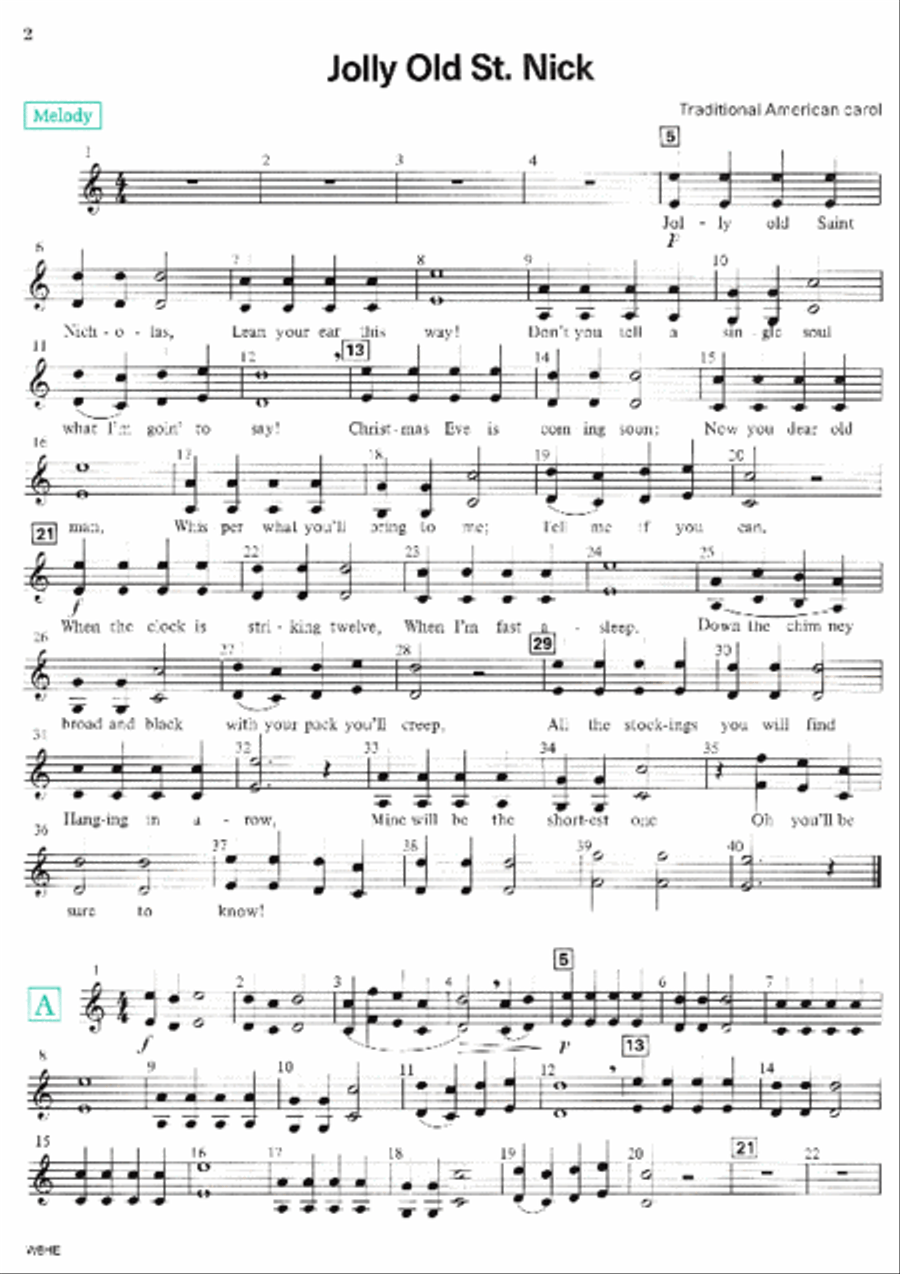 A Best in Class Christmas - Eb Alto Horn Concert Band Methods scores gallery preview page 2