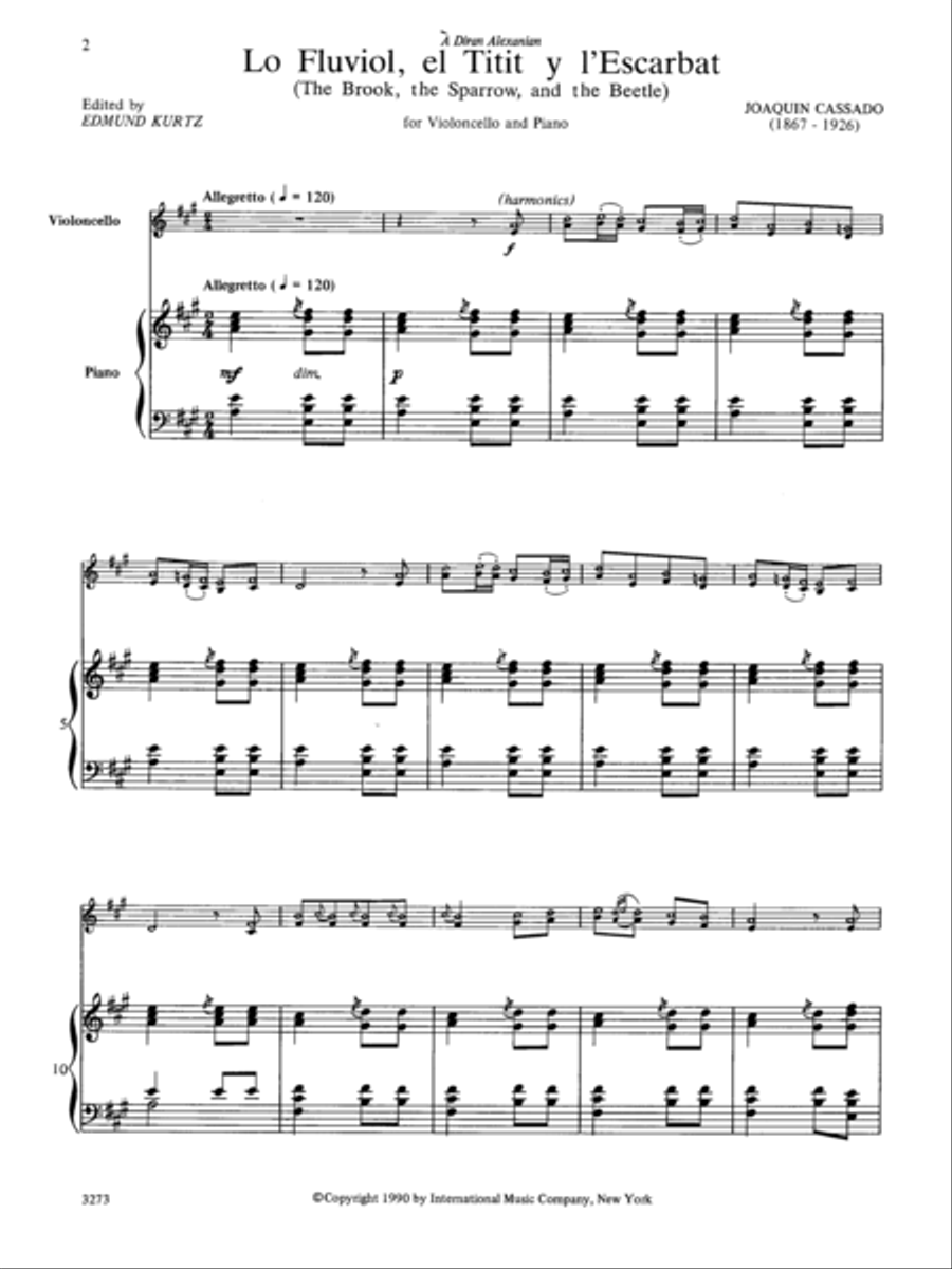 Lo Fluviol, El Titit Y L'Escarbat Piano Accompaniment scores gallery preview page 2