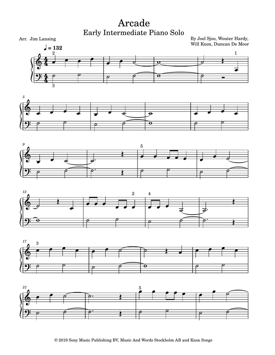Arcade Piano Method scores gallery preview page 2