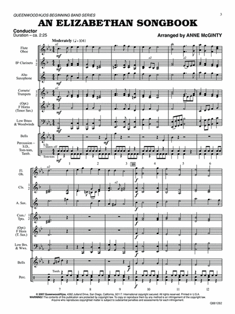 Elizabethan Songbook, An - Score