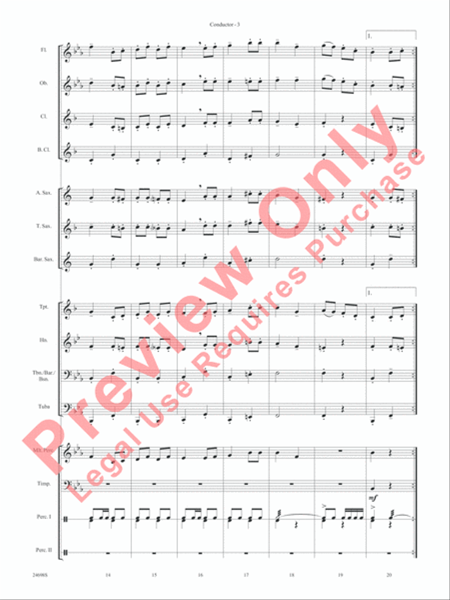 Sousa Times Twosa Sousa Times Twosa Concert Band Methods scores gallery preview page 6