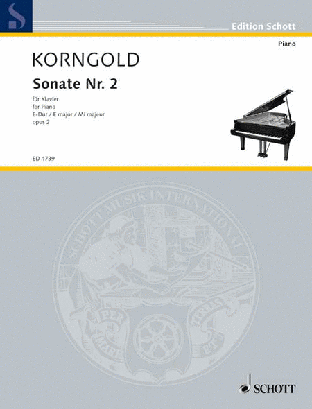 Korngold Sonata Emaj Op2/2 S.p