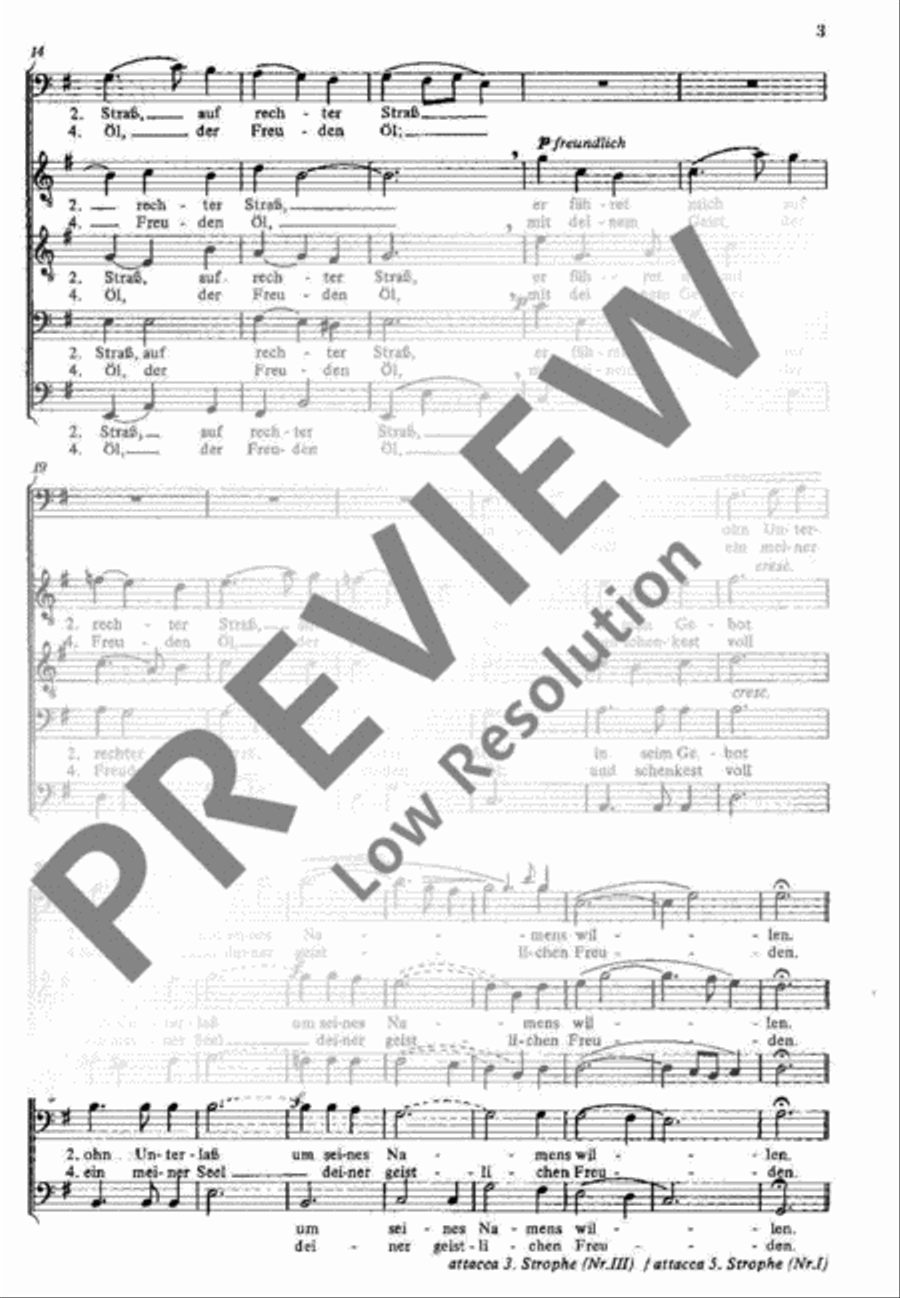 Der 23. Psalm TTBB scores gallery preview page 4