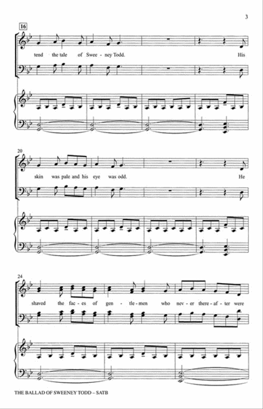 <br>Sheet music extract