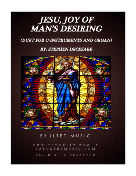 Jesu, Joy Of Man's Desiring (Duet for C-Instruments and Organ) image number null