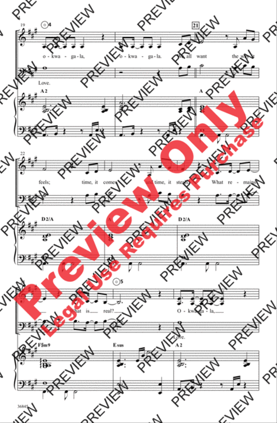 Love 4-Part scores gallery preview page 4