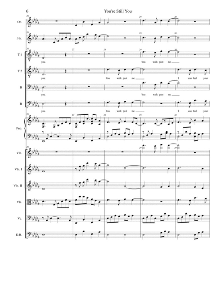 You're Still You Chamber Orchestra scores gallery preview page 6