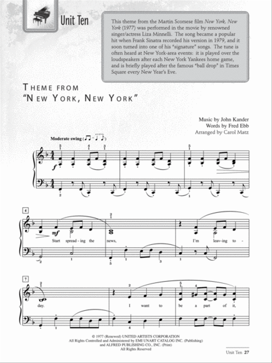 I Used to Play Piano -- 60s and 70s Hits Piano Method scores gallery preview page 5