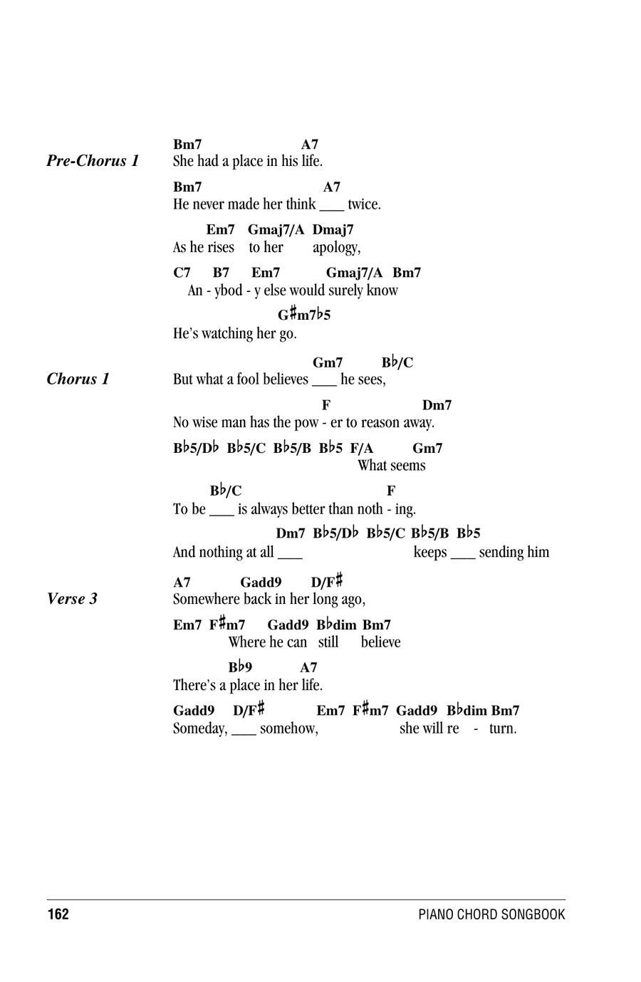 What A Fool Believes Piano scores gallery preview page 2