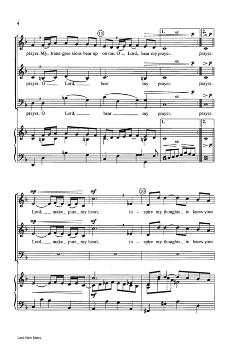 Lord, Have Mercy Lord, Have Mercy 3-Part scores gallery preview page 3