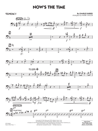 Now's the Time (arr. Mark Taylor) - Trombone 3