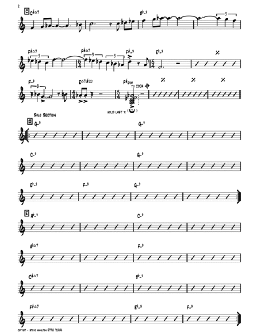 Tramontana Soprano Saxophone scores gallery preview page 2