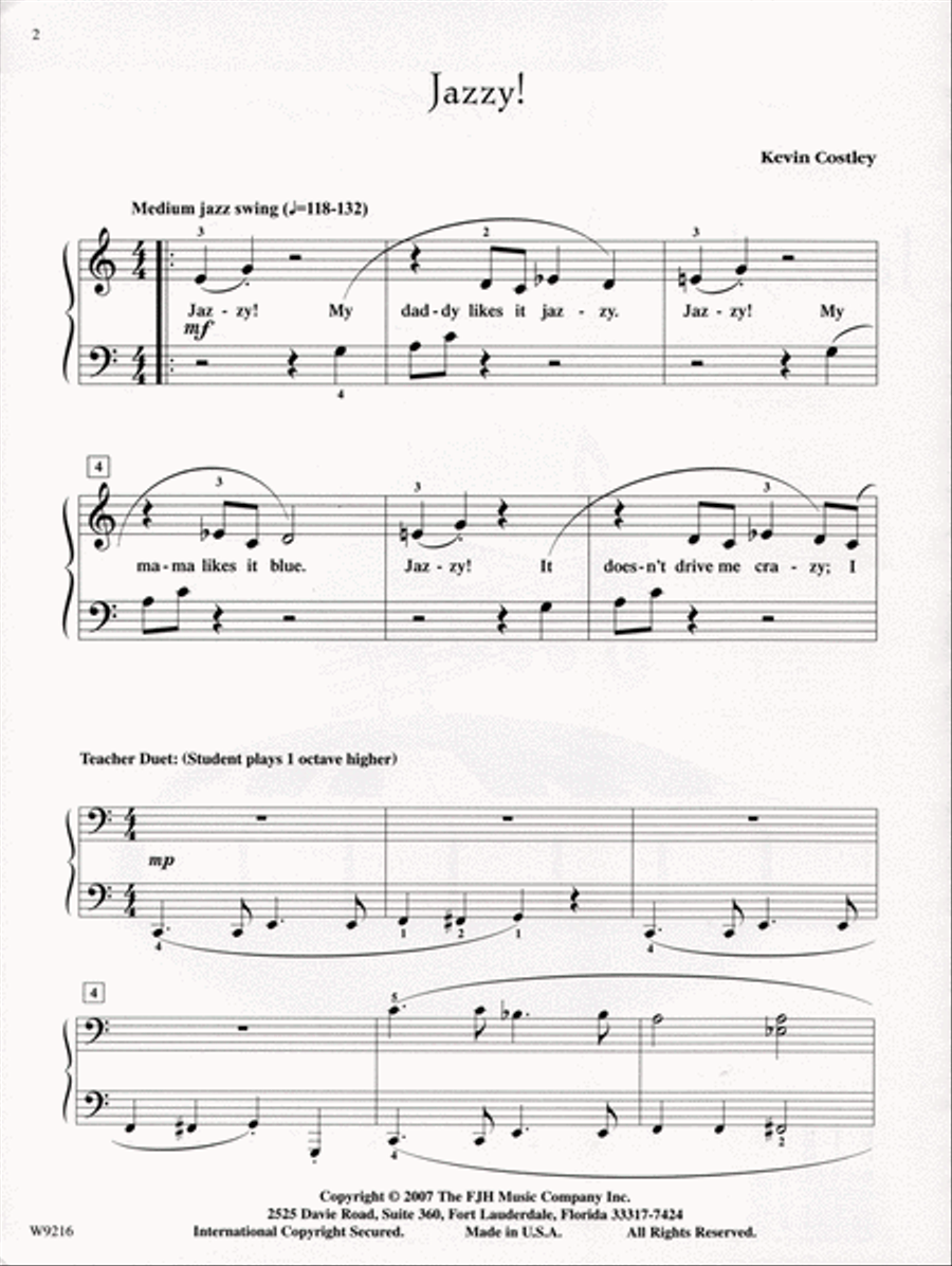 Jazzy! Easy Piano scores gallery preview page 3