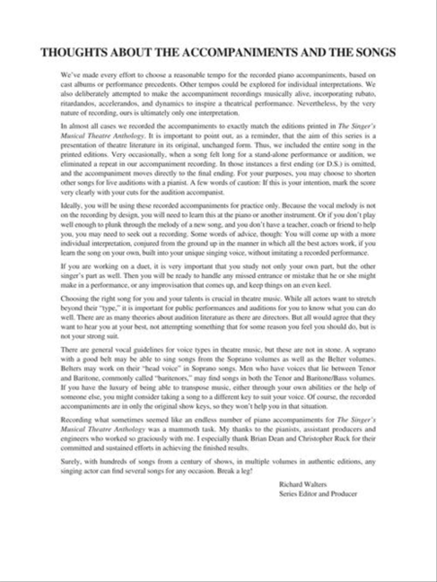Singer's Musical Theatre Anthology – Volume 3 Tenor Voice scores gallery preview page 3