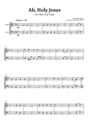 Ah, Holy Jesus (Oboe and Tuba) - Easter Hymn