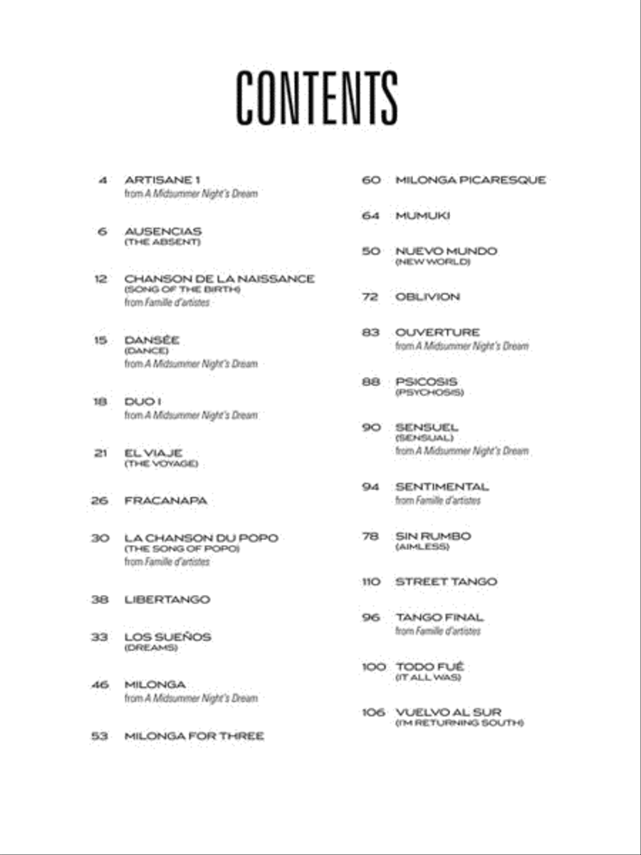 25 Piazzolla Tangos for Violin and Piano Violin Solo scores gallery preview page 3