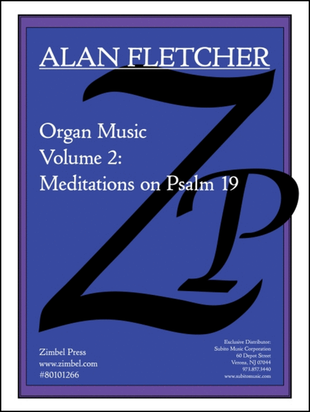Organ Music, Vol. 2: Meditations on Psalm 19