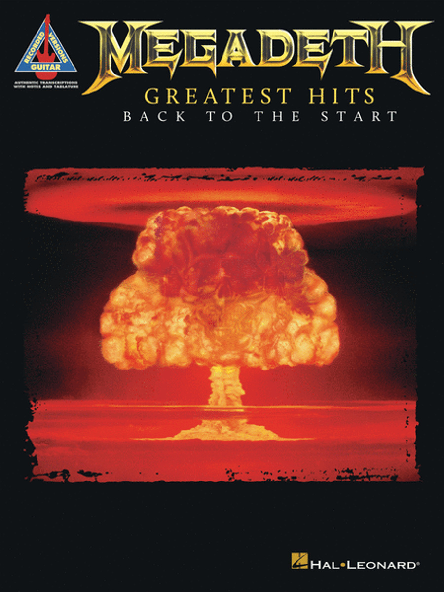 Megadeth – Greatest Hits: Back to the Start Electric Guitar scores gallery preview page 1