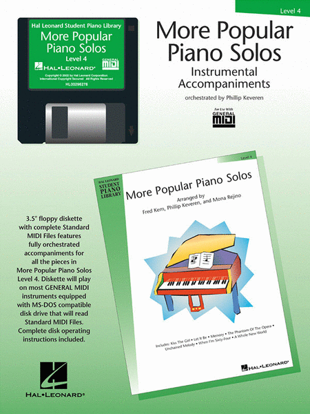 More Popular Piano Solos - Level 4 - GM Disk