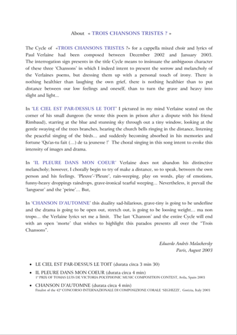 CHANSON D'AUTOMNE Divisi scores gallery preview page 3