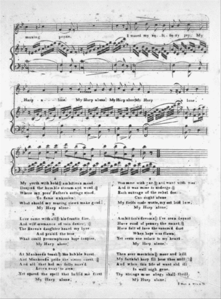 It Wsa a Wild & Wayward Boy, from Rokeby Voice scores gallery preview page 2