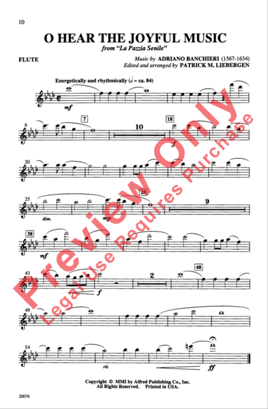 O Hear the Joyful Music Women's Choir scores gallery preview page 10