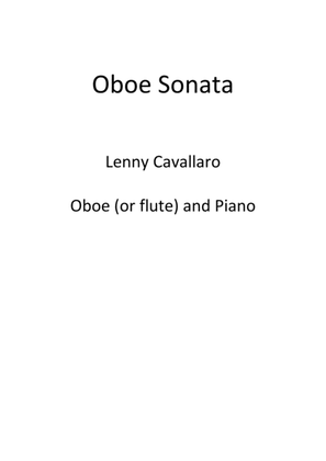 Book cover for Oboe Sonata
