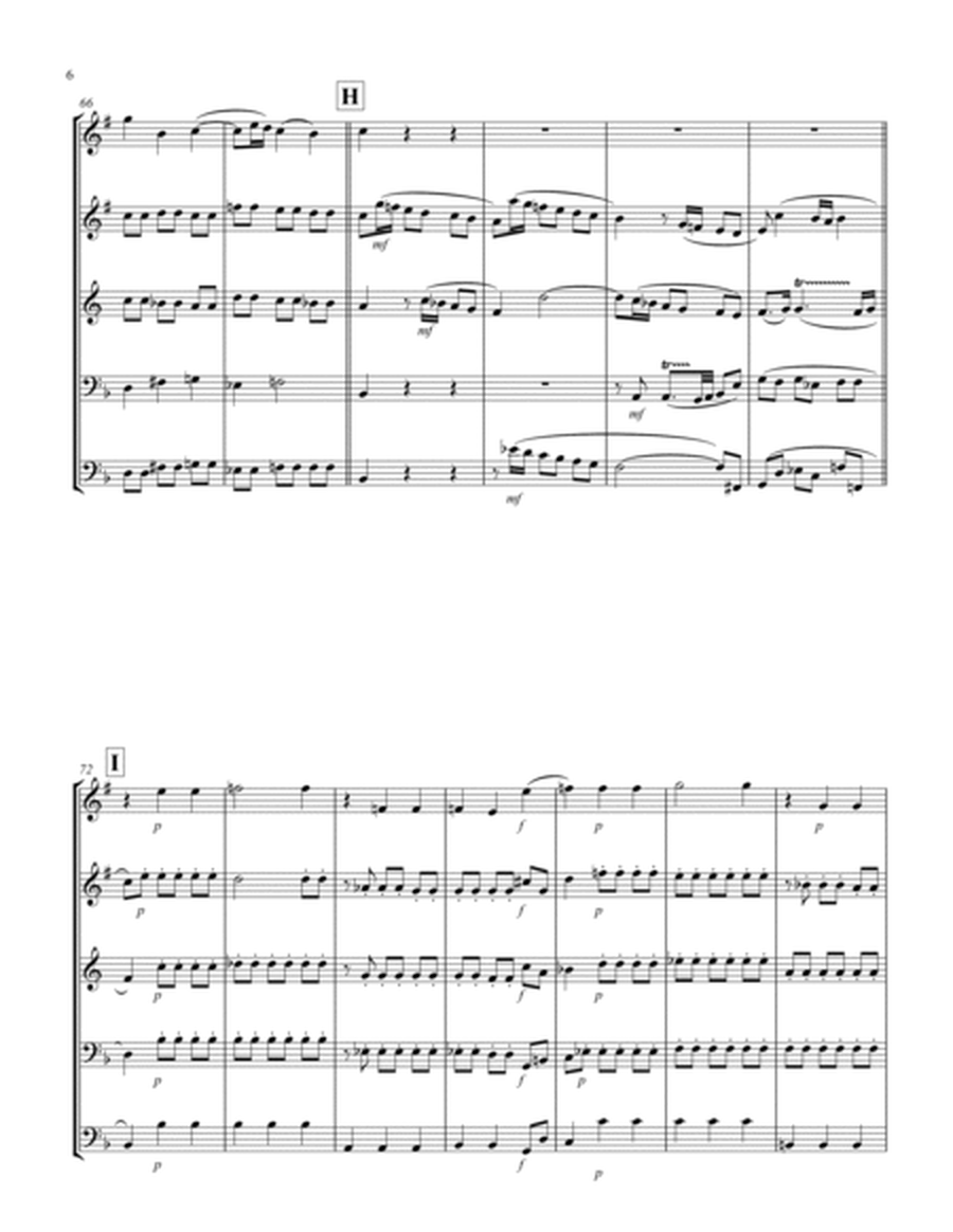 Recordare (from "Requiem") (F) (Brass Quintet - 2 Trp, 1 Hrn, 2 Trb)