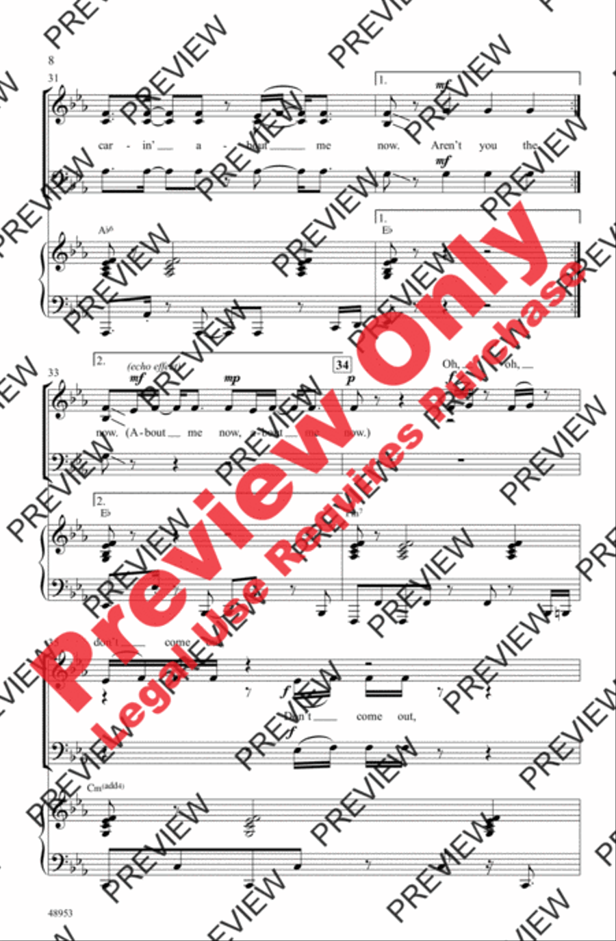 Don't Start Now 3-Part scores gallery preview page 8