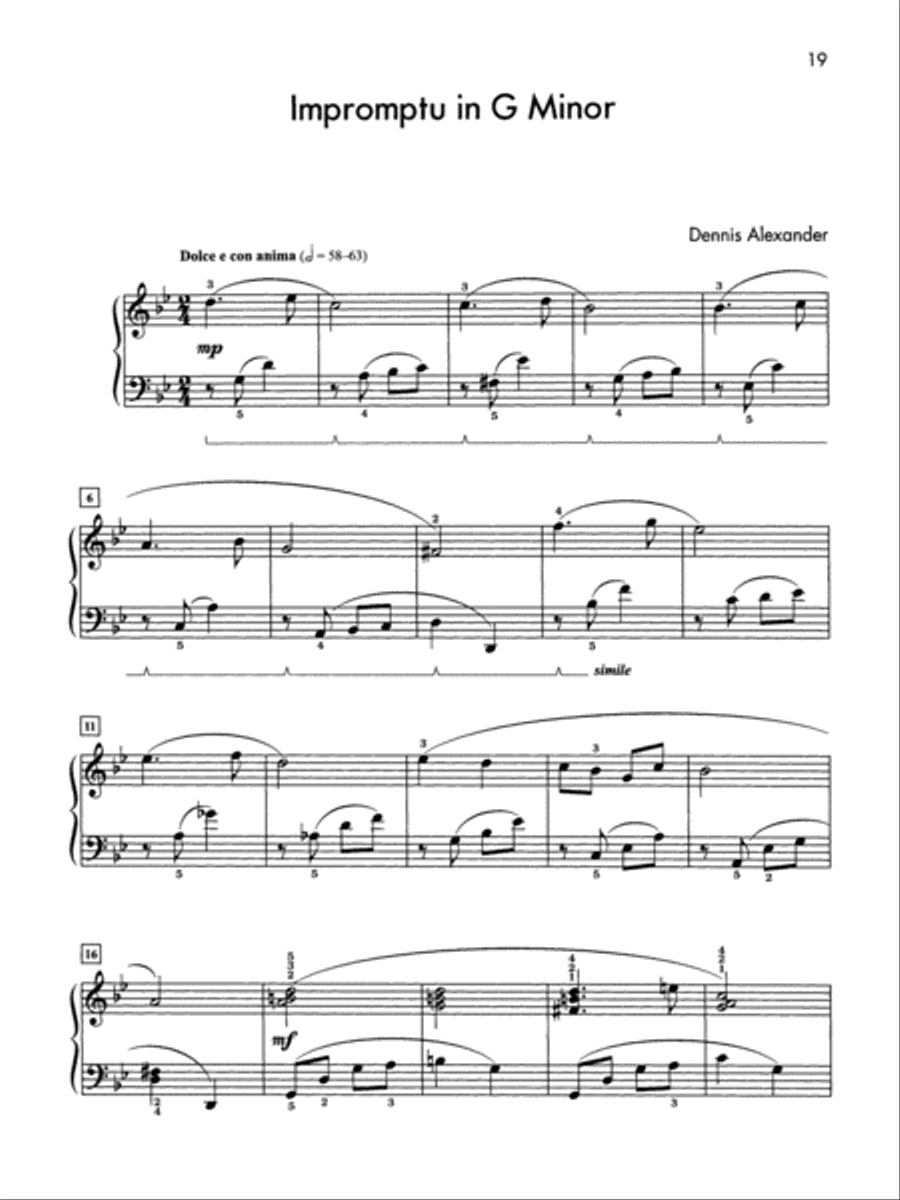 Especially in Romantic Style, Book 2 Piano Solo scores gallery preview page 5