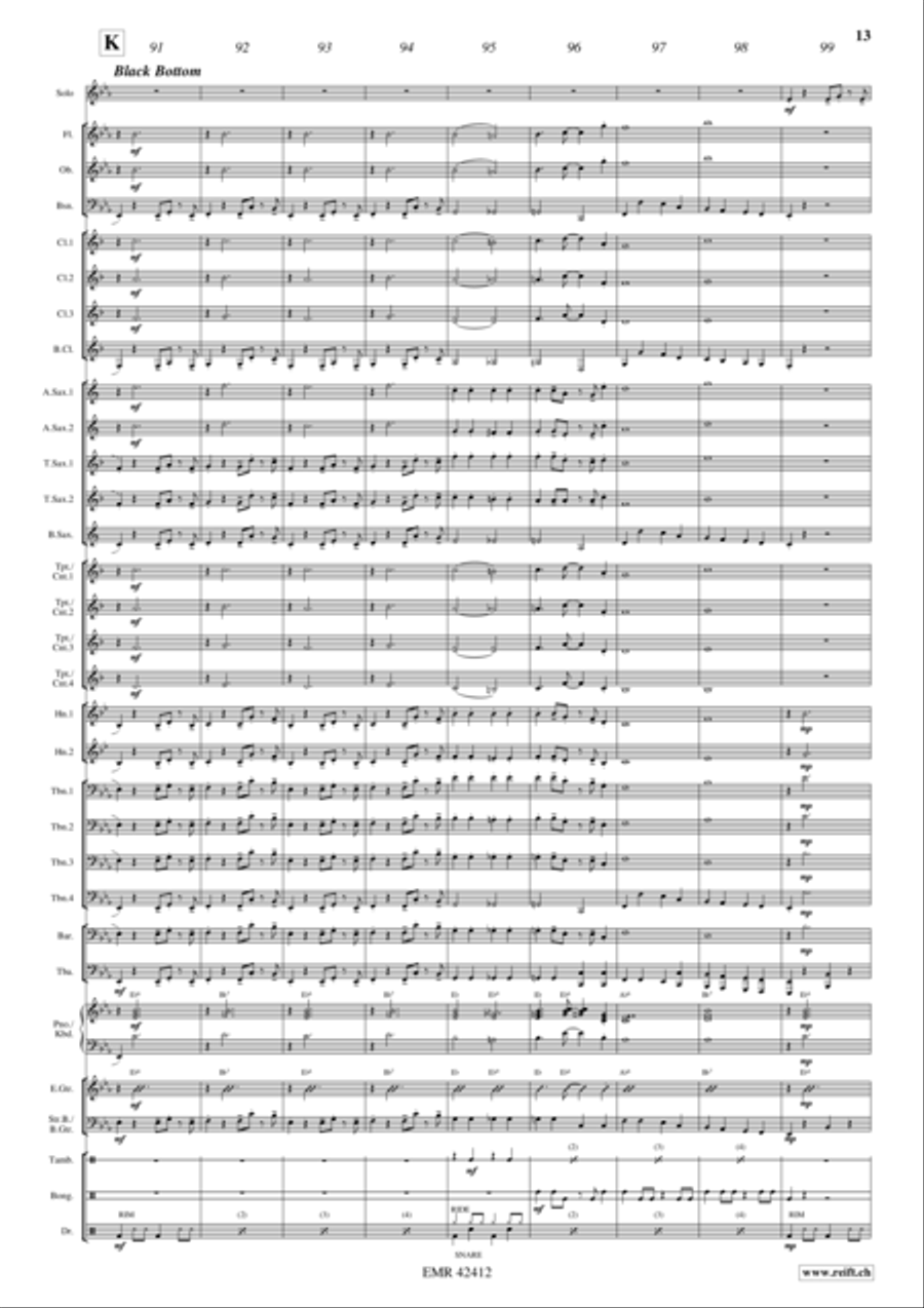 Charleston Medley Concert Band scores gallery preview page 8