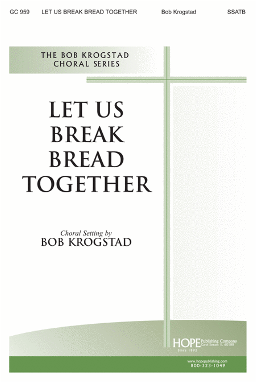 Let Us Break Bread Together SSATB scores gallery preview page 1