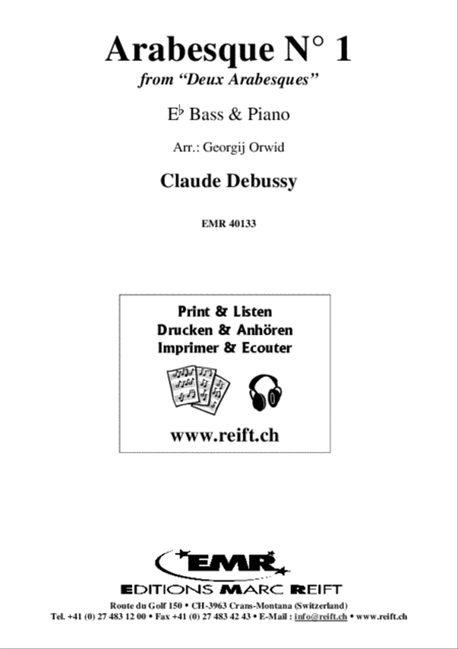 Arabesque No. 1 Arabesque No. 1 Voice Solo scores gallery preview page 2