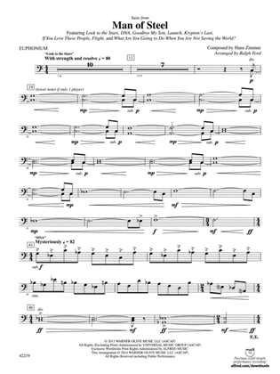 Man of Steel, Suite from: Baritone B.C.
