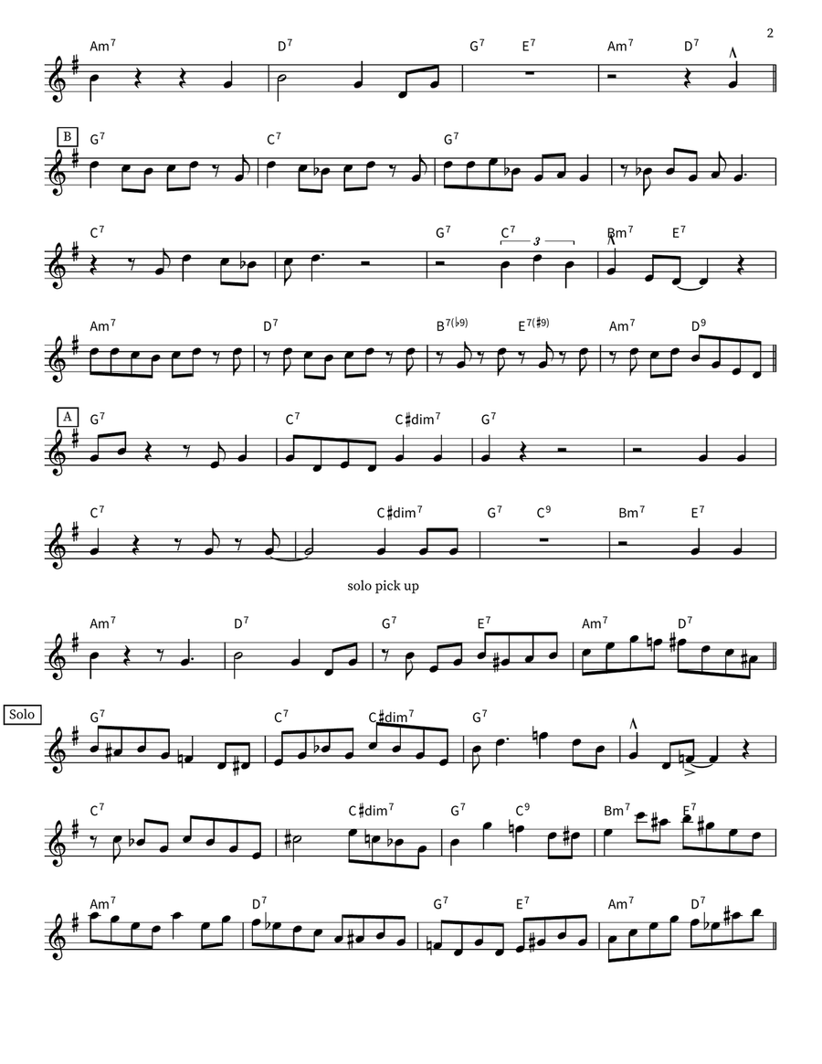Route 66 Clarinet scores gallery preview page 2