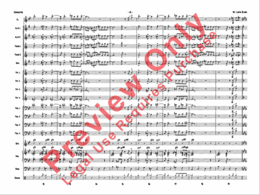 St. Louis Blues Jazz Ensemble scores gallery preview page 16