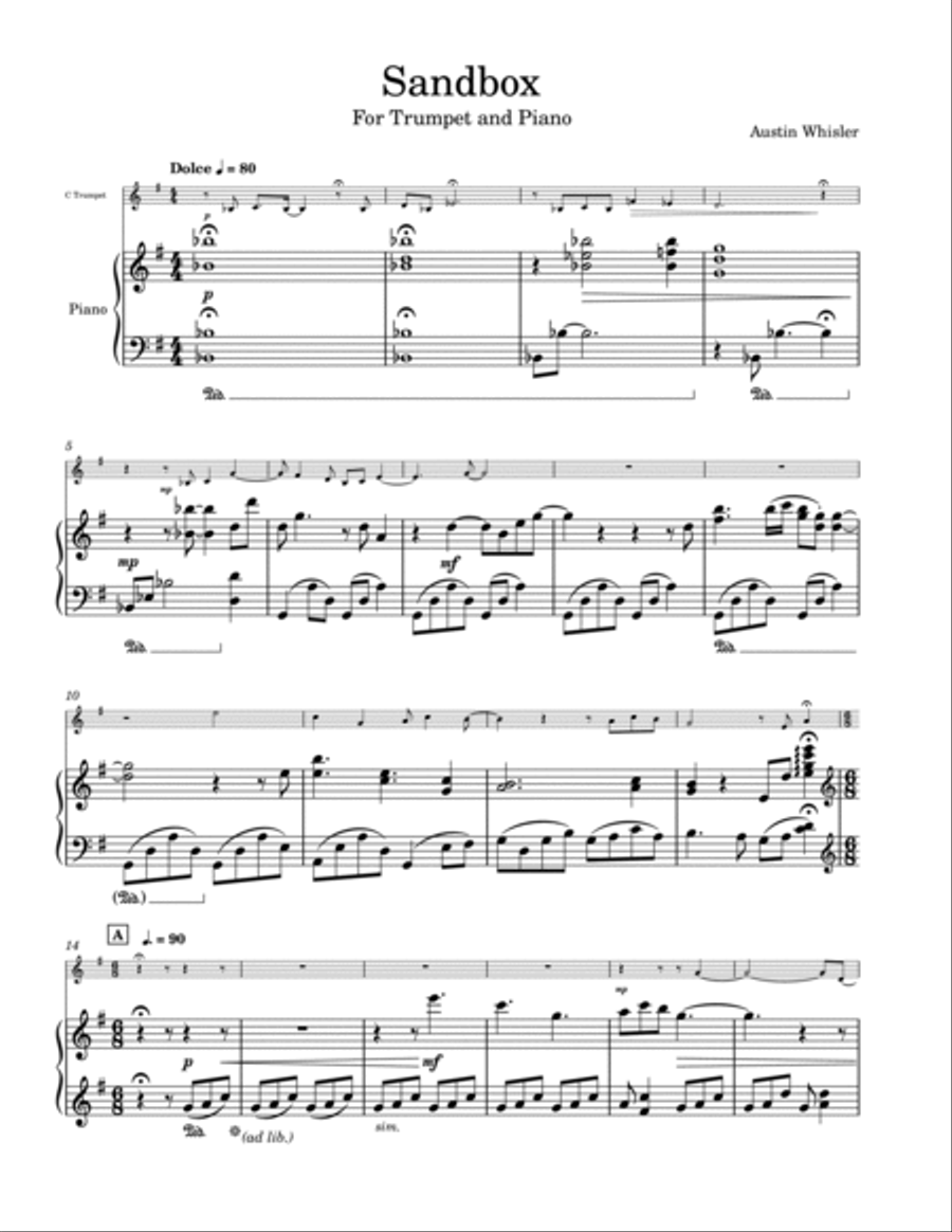 Sandbox C Trumpet scores gallery preview page 2