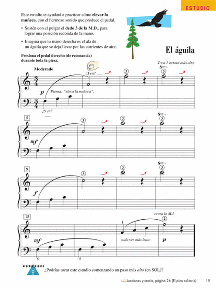 Tecnica e Interpretacion - Libro Dos de Dos Nivel 2 Piano Method scores gallery preview page 5