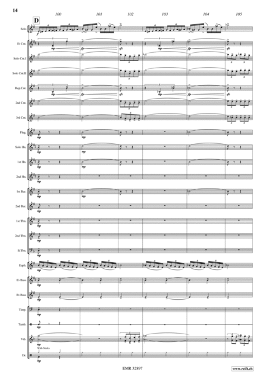 American Sketches Brass Band scores gallery preview page 15