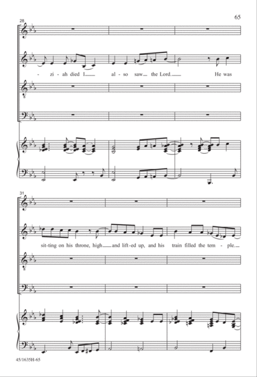 Mass: A Celebration of Love and Joy 4-Part scores gallery preview page 33