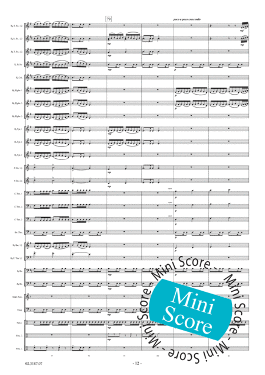 Fleodrodum Fanfare Band scores gallery preview page 18