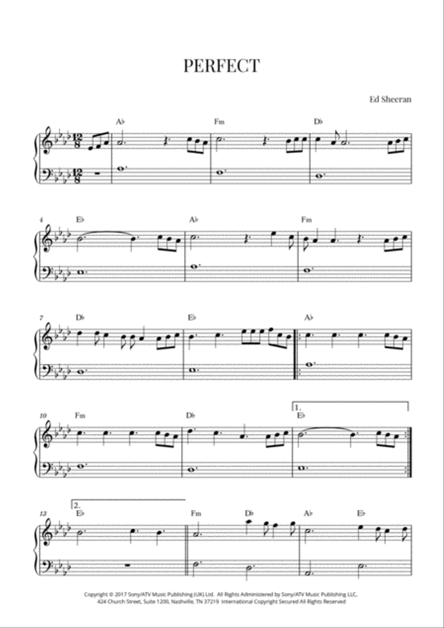 Perfect Perfect Small Ensemble scores gallery preview page 1