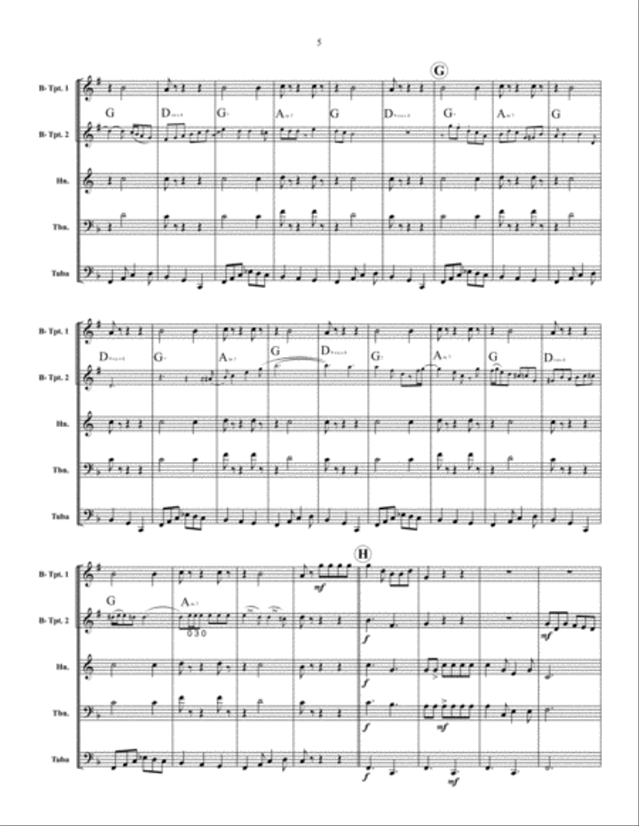 Bocoxe Brass Quintet scores gallery preview page 5